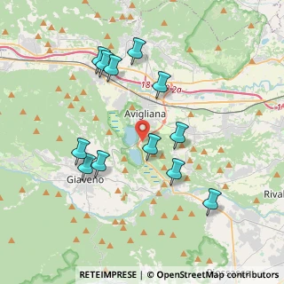 Mappa Via delle Maddalene, 10051 Avigliana TO, Italia (3.82333)