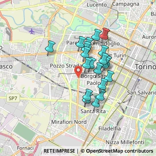 Mappa Via Vincenzo Lancia, 10141 Torino TO, Italia (1.479)