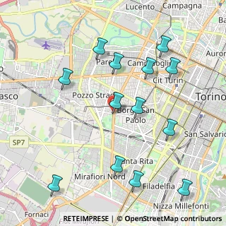 Mappa Via Vincenzo Lancia, 10141 Torino TO, Italia (2.29692)