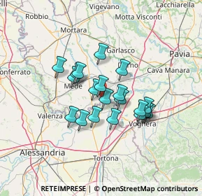 Mappa Via C. Socrate, 27030 Mezzana Bigli PV, Italia (10.0065)