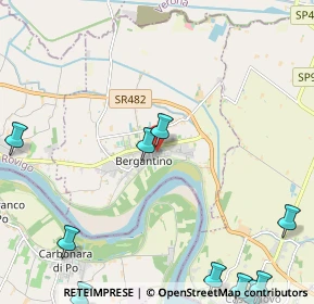 Mappa Via Chiosso, 45032 Bergantino RO, Italia (3.5525)