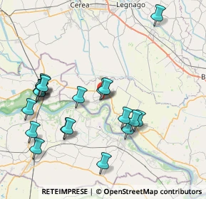 Mappa Via Chiosso, 45032 Bergantino RO, Italia (8.578)