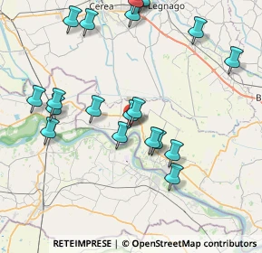 Mappa Via Chiosso, 45032 Bergantino RO, Italia (8.855)