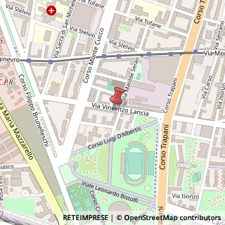 Mappa Via Vincenzo Lancia, 97, 10141 Torino, Torino (Piemonte)