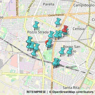 Mappa Via D, 10141 Torino TO, Italia (0.7515)