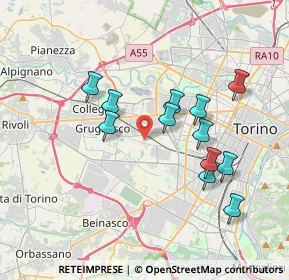 Mappa Via Giacosa, 10095 Grugliasco TO, Italia (3.4375)