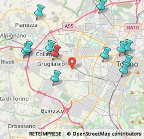 Mappa Via Giacosa, 10095 Grugliasco TO, Italia (4.8125)