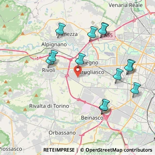 Mappa Via C. Ferrero, 10098 Rivoli TO, Italia (4.52769)