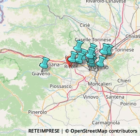 Mappa Via dei Mille, 10098 Rivoli TO, Italia (8.79667)
