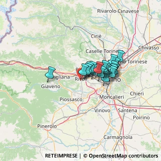 Mappa Via dei Mille, 10098 Rivoli TO, Italia (9.26105)