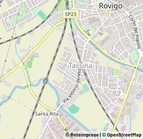Mappa Via Isonzo, 45100 Rovigo RO, Italia (0.23462)