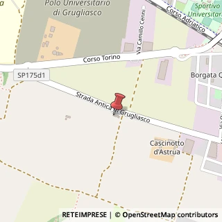 Mappa Strada Antica di Grugliasco, 70, 10095 Grugliasco, Torino (Piemonte)