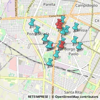 Mappa Via Guido Boggiani, 10141 Torino TO, Italia (0.707)