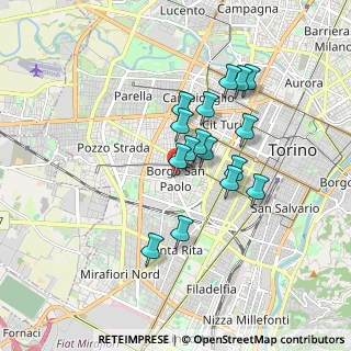 Mappa Via S. Bernardino, 10141 Torino TO, Italia (1.415)