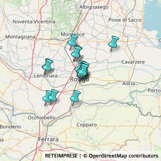 Mappa Via Fratelli Pilon, 45100 Rovigo RO, Italia (7.95529)