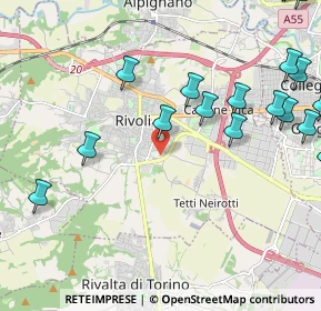Mappa 10050 Rivoli TO, Italia (3.0315)