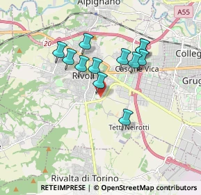 Mappa 10050 Rivoli TO, Italia (1.49)