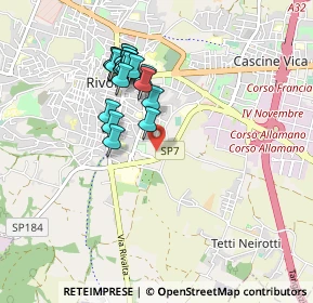 Mappa Corso Primo Levi, 10090 Rivoli TO, Italia (0.826)
