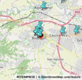 Mappa Via Camillo Benso Cavour, 10098 Rivoli TO, Italia (1.65083)