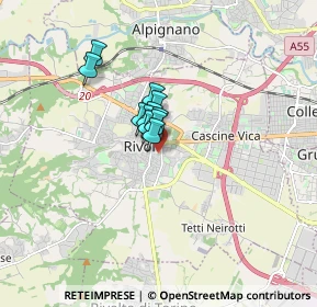 Mappa Via Camillo Benso Cavour, 10098 Rivoli TO, Italia (0.88455)