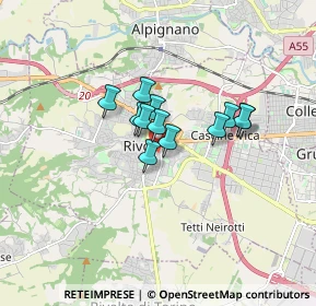 Mappa Viale Pietro Lussiana, 10098 Rivoli TO, Italia (1.06)