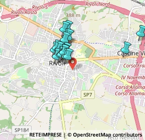 Mappa Via Camillo Benso Cavour, 10098 Rivoli TO, Italia (0.67333)