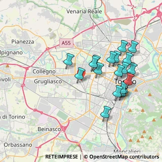 Mappa Via Postumia, 10141 Torino TO, Italia (3.74789)