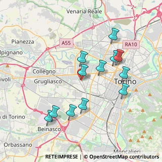 Mappa Via Postumia, 10141 Torino TO, Italia (3.73667)