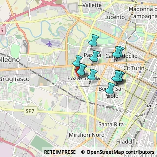 Mappa Via Mario Ponzio, 10141 Torino TO, Italia (1.44846)
