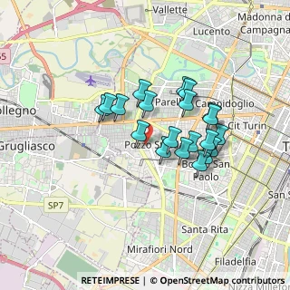 Mappa Via Postumia, 10141 Torino TO, Italia (1.4055)