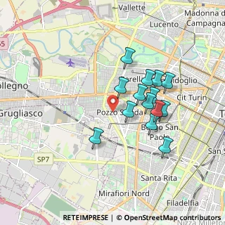 Mappa Via Mario Ponzio, 10141 Torino TO, Italia (1.51357)