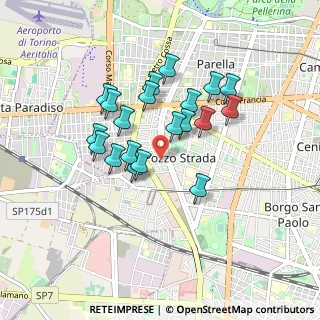 Mappa Via Mario Ponzio, 10141 Torino TO, Italia (0.7375)