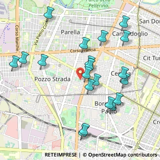 Mappa Via Candido Viberti, 10141 Torino TO, Italia (1.1025)