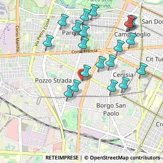 Mappa Via Candido Viberti, 10141 Torino TO, Italia (1.139)
