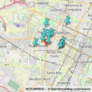 Mappa Via Candido Viberti, 10141 Torino TO, Italia (1.16417)