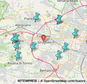 Mappa Via Gorizia, 10095 Grugliasco TO, Italia (4.56)