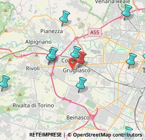 Mappa Via Gorizia, 10095 Grugliasco TO, Italia (6.00625)