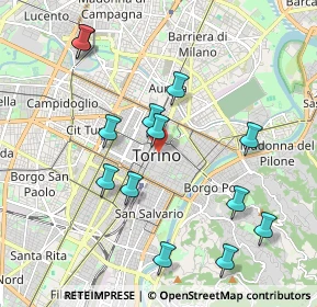 Mappa Piazza S. Carlo, 10123 Torino TO, Italia (2.08)