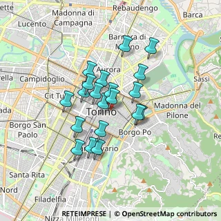 Mappa P.za Carlo Alberto, 10123 Torino TO, Italia (1.3405)