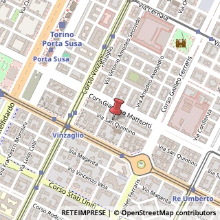 Mappa Via San Quintino, 38, 10121 Torino, Torino (Piemonte)