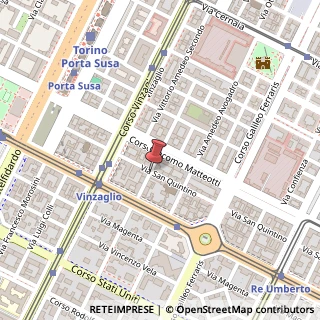 Mappa Via San Quintino,  42, 10121 Torino, Torino (Piemonte)