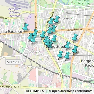 Mappa Via Francesco DeSanctis, 10141 Torino TO, Italia (0.717)