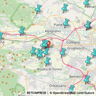 Mappa Vicolo Bainsizza, 10098 Rivoli TO, Italia (5.529)