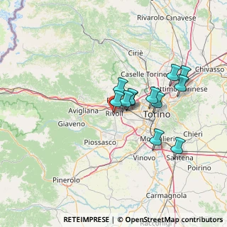 Mappa Vicolo Bainsizza, 10098 Rivoli TO, Italia (11.5425)