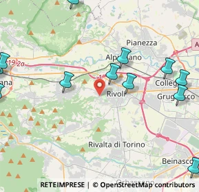 Mappa Via Pietro Rolle, 10098 Rivoli TO, Italia (5.92769)