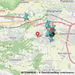 Mappa Via Pietro Rolle, 10098 Rivoli TO, Italia (1.54)