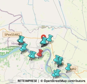 Mappa Via Eridano, 45032 Bergantino RO, Italia (3.9565)