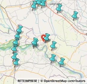 Mappa Via Eridano, 45032 Bergantino RO, Italia (9.503)