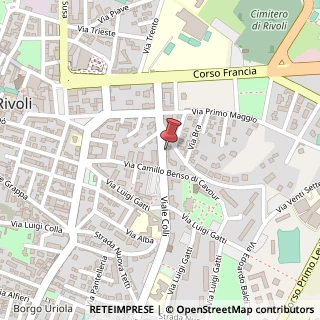 Mappa Viale Colli, 10098 Rivoli, Torino (Piemonte)