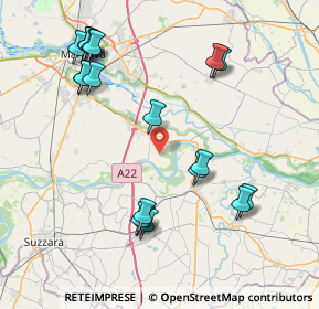 Mappa Via Bruno Buozzi, 46031 Bagnolo San Vito MN, Italia (9.055)